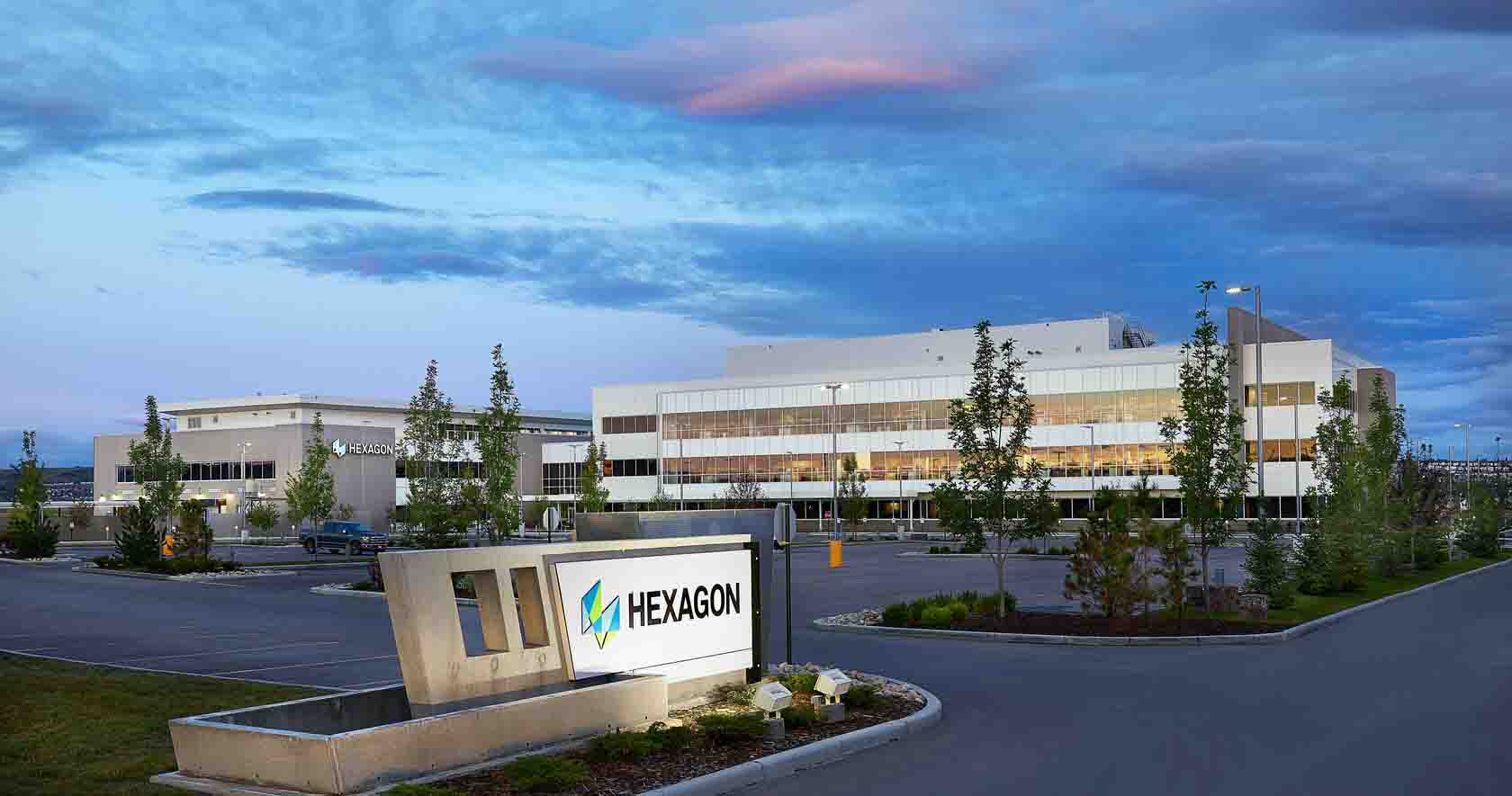 Photograph of Hexagon headquarters
